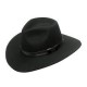 M&F Indy Black Crushable Wire Brim Adult